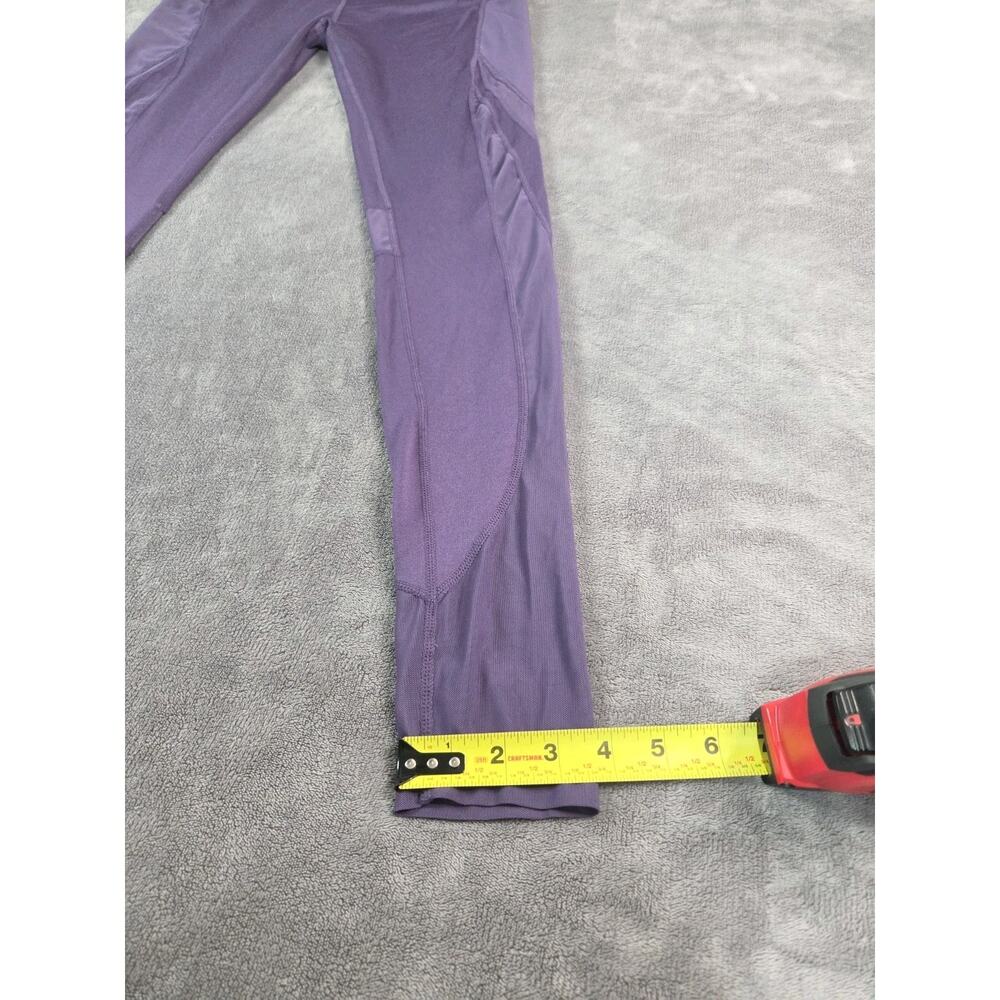 Gymshark Women's Dry Pocket Mesh Size S Purple Leggings Activewear Gym C37-23 - Picture 3 of 10